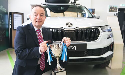 A proud moment for Škoda Weston-super-Mare as Philip Meyer wins BMS® Champion of the Year
