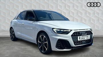 2022 Audi 1.0 TFSI 30 Black Edition Sportback Euro 6 5-door (White) - Image: 1