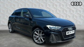 2024 Audi 1.0 TFSI 30 S line Sportback S Tronic Euro 6 5-door (Black) - Image: 1