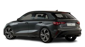 2026 Audi TFSI Black Edition Sportback S Tronic Euro 6 5-door (Grey) - Image: 3