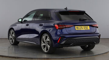 2026 Audi TFSI Black Edition Sportback S Tronic Euro 6 5-door (Blue) - Image: 3