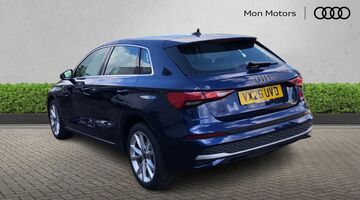 2026 Audi TFSI Sport Sportback S Tronic Euro 6 5-door (Blue) - Image: 3