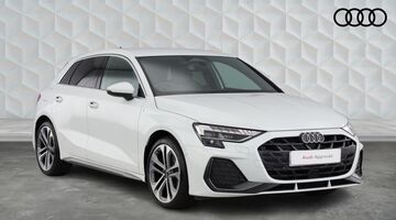 2025 Audi TFSI S line Sportback S Tronic Euro 6 5-door (White) - Image: 1