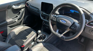 2024 Ford 1.0T EcoBoost MHEV ST-Line X Euro 6 5-door (Black) - Image: 6