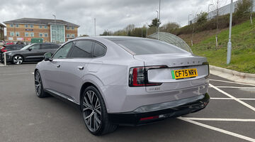 2025 Volvo Single Motor Extended Range 92kWh Ultra Saloon Auto 5-door (Silver) - Image: 3