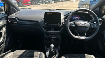 2024 Ford 1.0T EcoBoost MHEV ST-Line X Euro 6 5-door (Black) - Image: 8