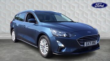 2022 Ford 1.0T EcoBoost MHEV Titanium DCT Euro 6 5-door (Blue) - Image: 1