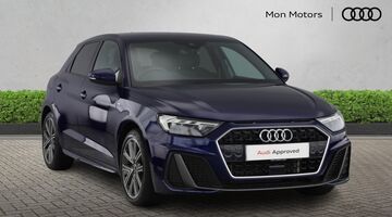2025 Audi 1.0 TFSI 25 S line Sportback Euro 6 5-door (Blue) - Image: 1