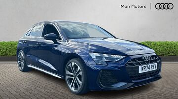 2024 Audi TFSI 35 S line Sportback S Tronic Euro 6 5-door (Blue) - Image: 1