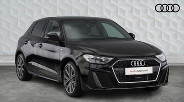 2025 Audi 1.0 TFSI 25 S line Sportback S Tronic Euro 6 5-door (Black) - Image: 1