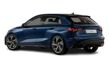 2026 Audi TFSI Black Edition Sportback S Tronic Euro 6 5-door (Blue) - Image: 3