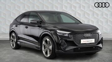 2025 Audi 45 Black Edition Sportback Auto quattro 5-door 82kWh (Black) - Image: 1