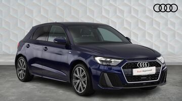 2026 Audi 1.0 TFSI 30 S line Sportback S Tronic Euro 6 5-door (Blue) - Image: 1