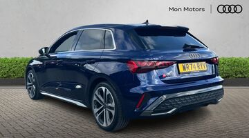 2024 Audi TFSI 35 S line Sportback S Tronic Euro 6 5-door (Blue) - Image: 3