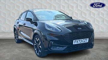 2023 Ford 1.0T EcoBoost MHEV ST-Line X Euro 6 5-door (Black) - Image: 1