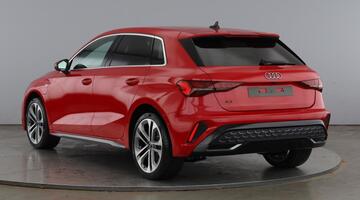 2026 Audi Sportback S line TFSI e 204 PS S tronic (Red) - Image: 3