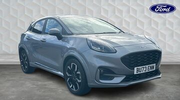 2023 Ford 1.0T EcoBoost MHEV ST-Line X Euro 6 5-door (Silver) - Image: 1