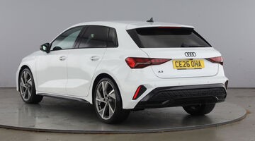 2026 Audi TFSI Black Edition Sportback S Tronic Euro 6 5-door (White) - Image: 3