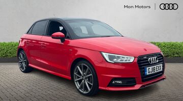 2018 Audi TFSI Black Edition Sportback Euro 6 5-door (Nav) (Red) - Image: 1