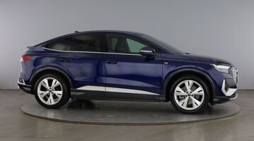 2025 Audi 40 S line Sportback Auto 5-door 63kWh (Blue) - Image: 4
