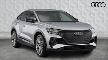 2026 Audi Q4 Sportback Black Edition 45 210,00 kW (Silver) - Image: 1