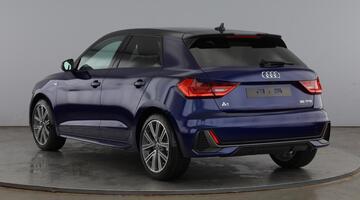 2026 Audi TFSI 35 S line Sportback S Tronic Euro 6 5-door (Blue) - Image: 3