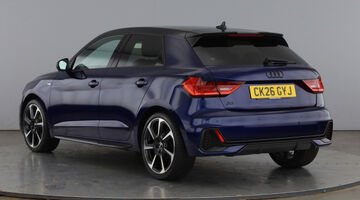 2026 Audi 1.0 TFSI 25 Black Edition Sportback S Tronic Euro 6 5-door (Blue) - Image: 3