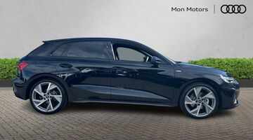 2025 Audi TFSI Black Edition Sportback S Tronic Euro 6 5-door (Black) - Image: 4