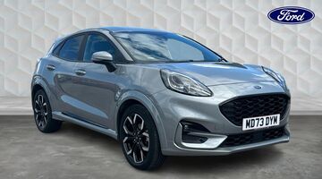 2023 Ford 1.0T EcoBoost MHEV ST-Line X Euro 6 5-door (Silver) - Image: 1