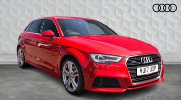 2017 Audi 2.0 TFSI S line Sportback S Tronic quattro Euro 6 5-door (Red) - Image: 1