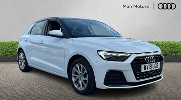 2019 Audi 1.0 TFSI 30 Sport Sportback S Tronic Euro 6 5-door (White) - Image: 1