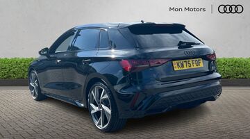 2025 Audi TFSI Black Edition Sportback S Tronic Euro 6 5-door (Black) - Image: 3