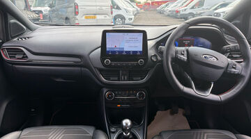 2023 Ford 1.0T EcoBoost MHEV ST-Line X Euro 6 5-door (Black) - Image: 8
