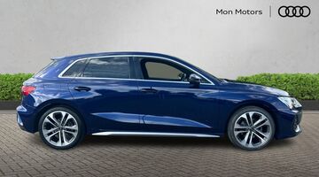 2024 Audi TFSI 35 S line Sportback S Tronic Euro 6 5-door (Blue) - Image: 4