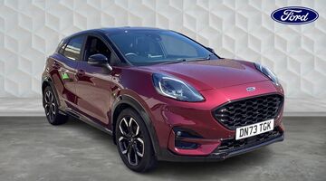 2023 Ford 1.0T EcoBoost MHEV Vivid Ruby Edition Euro 6 5-door (Red) - Image: 1