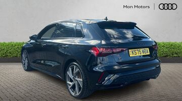 2025 Audi TFSI Black Edition Sportback S Tronic Euro 6 5-door (Black) - Image: 3