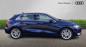 2026 Audi TFSI Sport Sportback S Tronic Euro 6 5-door (Blue) - Image: 4
