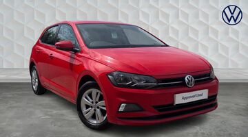 2019 Volkswagen 1.0 TSI SE Tech Edition Euro 6 5-door (Red) - Image: 1