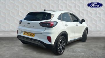 2023 Ford 1.0T EcoBoost MHEV Titanium Euro 6 5-door (White) - Image: 3