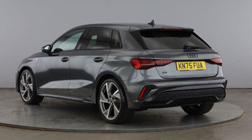 2025 Audi TFSI Black Edition Sportback S Tronic Euro 6 5-door (Grey) - Image: 3