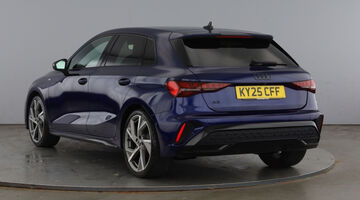 2025 Audi TFSI 35 Black Edition Sportback S Tronic Euro 6 5-door (Blue) - Image: 3