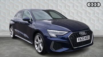 2023 Audi TFSI 35 S line Sportback S Tronic Euro 6 5-door (Blue) - Image: 1