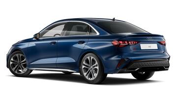 2026 Audi TFSI S line S Tronic Euro 6 4-door (Blue) - Image: 3