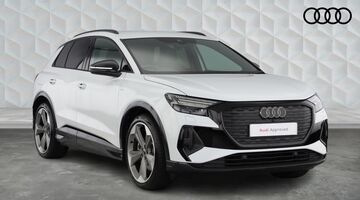 2025 Audi 45 Black Edition Auto quattro 5-door 82kWh (White) - Image: 1