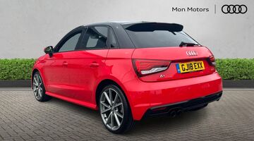 2018 Audi TFSI Black Edition Sportback Euro 6 5-door (Nav) (Red) - Image: 3