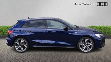 2025 Audi TFSI Black Edition Sportback S Tronic Euro 6 5-door (Blue) - Image: 4