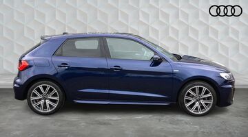 2024 Audi 1.0 TFSI 30 S line Sportback S Tronic Euro 6 5-door (Blue) - Image: 4
