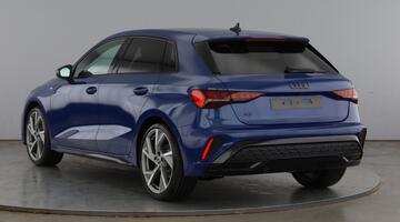 2026 Audi TFSI Black Edition Sportback S Tronic Euro 6 5-door (Blue) - Image: 3