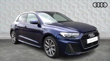 2024 Audi 1.0 TFSI 30 S line Sportback S Tronic Euro 6 5-door (Blue) - Image: 1