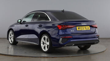 2022 Audi TFSI 35 S line S Tronic Euro 6 4-door (Blue) - Image: 3